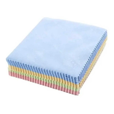 100 Paños Microfibra Para Limpiar Lentes Celulares Cámaras