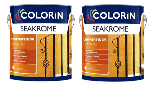 Seakrome Convertidor Antioxido 2x4 Lts Pintu Don Luis Mdp