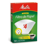 Melitta Filtro De Papel N4 30 U Pack X 3
