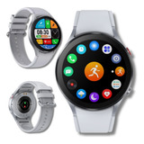 Smartwhatch Redondo Bt 40mm Cor Cinza Tipo Galaxy Watch4