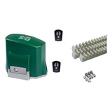 Kit Motor Portón Corredizo Ch 400 Kg 4 Mts Cremallera Acero