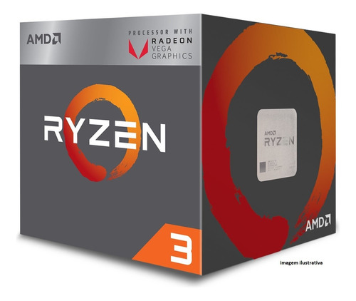 Processador Gamer Amd Ryzen 3 2200g Am4 Com Cooler Original