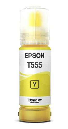 Tinta Original Epson T555 Amarilla Base Agua Dye L8160 L8180