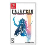 Final Fantasy Xii: The Zodiac Age  Final Fantasy Xii Standard Edition Square Enix Nintendo Switch Físico