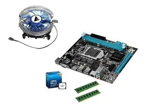 Kit Para Pc Placa Mae Tg-hm55g336 + I3-550 + 4gb Ddr3