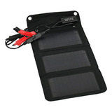 Sa1589 - Cargador De Batería Solar Portátil De 12 V 5 W Para