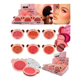 Rubor Blush En Polvo Osito Pink21 Bear Blush Tono Del Maquillaje 06