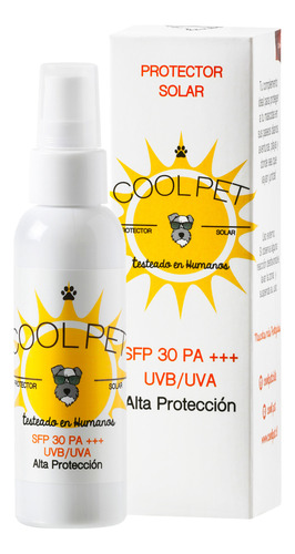 Protector Solar Sfp 30 Coolpet Bloqueador Perros Y Gatos