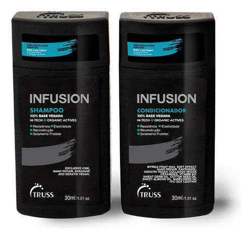 Kit Viagem Truss Infusion Mini Shampoo E Condicionador 30ml