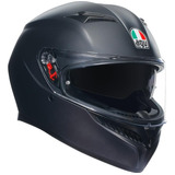 Casco Para Moto Agv K3 Mono Mot Talla M Color Negro