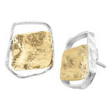 Aretes Silpada Golden Sands En Plata De Ley Con Baño De Oro 