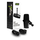 Micrófono Condensador Usb Shure Mv7-k, Negro