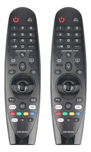 Q 2 Controles Remotos Inteligentes Universales Para LG Tv #
