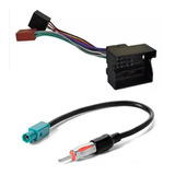 Chicote Conector Dvd Multimídia Radio E Antena Audi A3 E A4