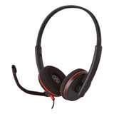 Plantronics Blackwire C3220 Biauricular Diadema Negro, Rojo