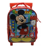 Mochila Carrito Escolarjardin Niños 12 Pul Relieve 35cm Mca 