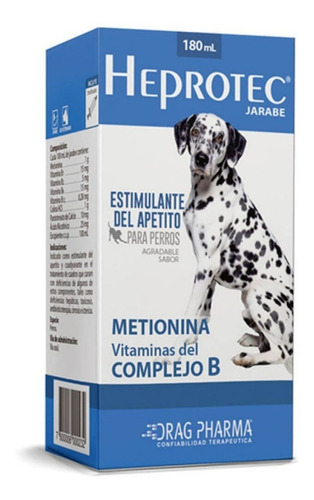 Heprotec Jarabe 180ml Perros Estimulante Apetito Tps
