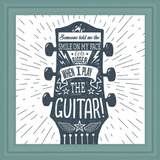 Guitar Player Gifts  X Tile Artwork For Music Studio De...