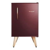 Heladera Whirlpool Retro Vintage Vino Wra09 R2 76lts Marsala