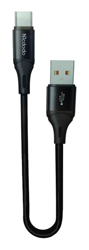 Cable Corto Datos Carga Rápida 20 Cm / Usb Macho A Tipo C 