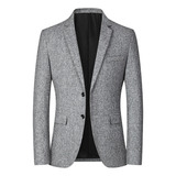 Blazer Casual De Negocios Ligero For Hombre