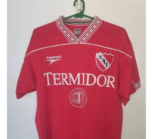 Camiseta Independiente Topper 1999 Termidor Talle 38 Firmada