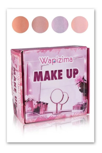  Make Up Wapizima Coleccion De Acrilicos Make Up 4 Piezas