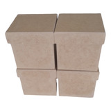 Kit 10 Caixas Para Lembrancinhas 12x12x12 Em Mdf Cru 