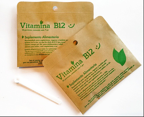 12 Meses Vitamina B12 360 Porciones 4 Sobres Vegano S/gluten