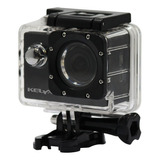 Camara Deportiva Kelyx Action Cam Kl 101 720p Hd Sumergible Color Negro