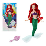 Muñeca Princesa Ariel Parque Disney Original Traje Lujo