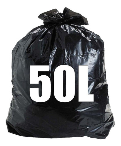 Saco De Lixo Mega Econômico 50 Litros 100 Unidades