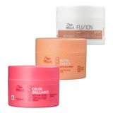 Kit Wella Cronograma-máscaras Nutri Enrich,fusion,brilliance