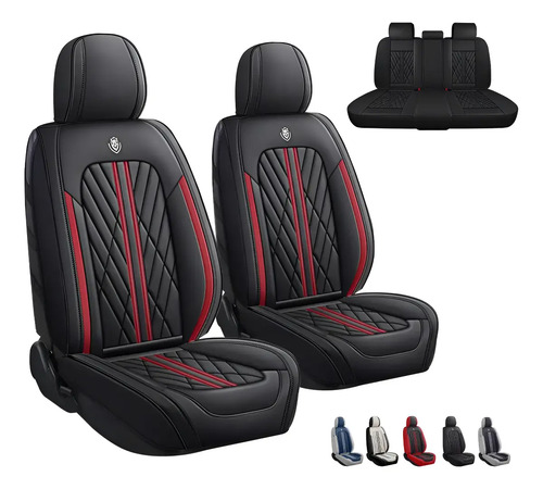 Set 5 Fundas Cubreasientos Universal Semi Cuero Alta Calidad | Envío gratis