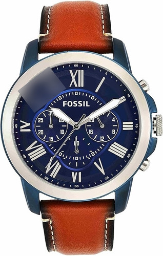 Reloj Fossil Fs5151 Lujoso Para Caballero 100% Original
