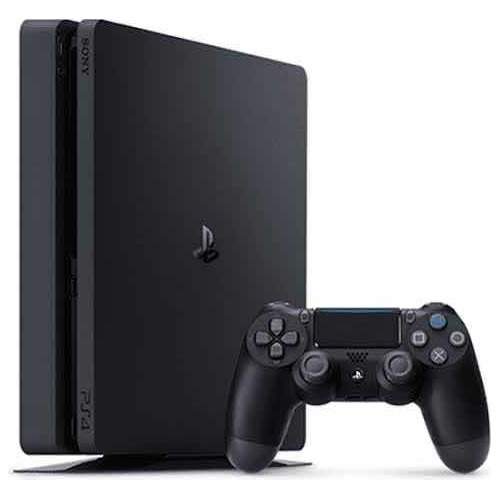 Playstation 4 Slim Standardcolor Negro + 5 Juegos