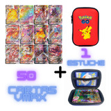 Estuche Portador De Cartas Pokémon Tcg Más 50 Cartas 