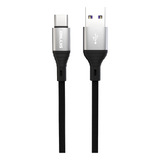 Cable Usb Tipo C Datos Carga Rápida 5a 1 Metro Mallado 