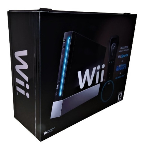 Caixa De Mdf Com Divisórias Nintendo Wii Preto