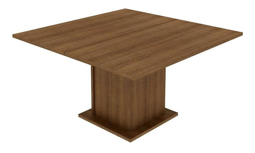 Mesa Madesa Quadrada Tampo De Madeira 5286 Rustic