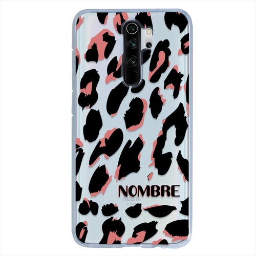 Funda Xiaomi Antigolpes Animal Print Personalizada Tu Nombre