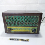 Rádio Antigo Não Funciona Uso Decoração 27x17x 13cm 2,7kg
