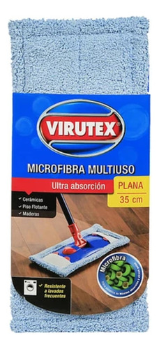 Mopa Plana Microfibra Repuesto Virutex