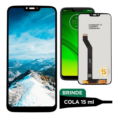 Tela Display Moto G7 Power Xt1955 Compatível Motorola Premiu