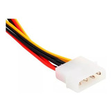 Kit - Cabo Adaptador Molex Y Sata Splitter Fonte + Cabo Sata