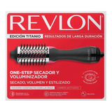 Cepillo Secador Revlon Edición Titanio One-step 