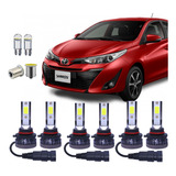 Lampara Cree Led Alta Baja Auxiliares Reversa Toyota Yaris