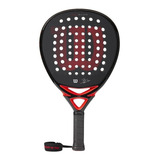 Paleta De Pádel  Wilson Bela Elite 2020 - 2021 Color Negro/rojo