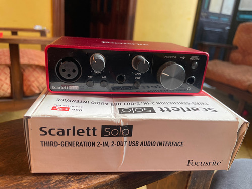 Scarlett Solo 3ra Generación