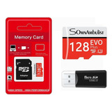 Tarjeta Microsd 128gb High Speed Tf Card Con Lector Usb